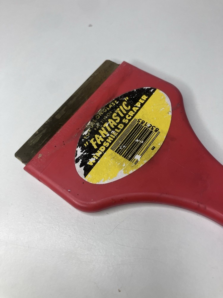Fantastic Windshield Ice Scraper Red Color Used Condition
