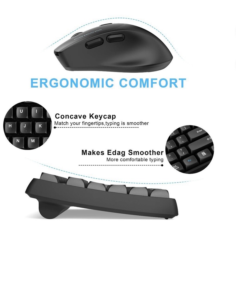 wireless keyboard and mouse combo