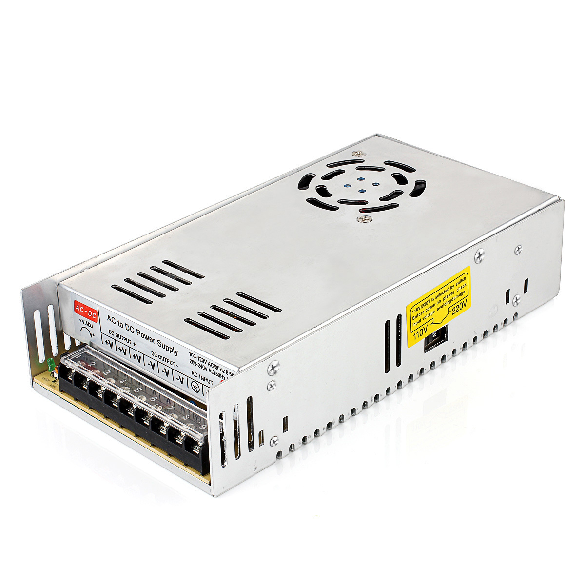 AC 110V/220V to DC 12V 30A 360W Universal Regulated Switching Power Supply Adapt