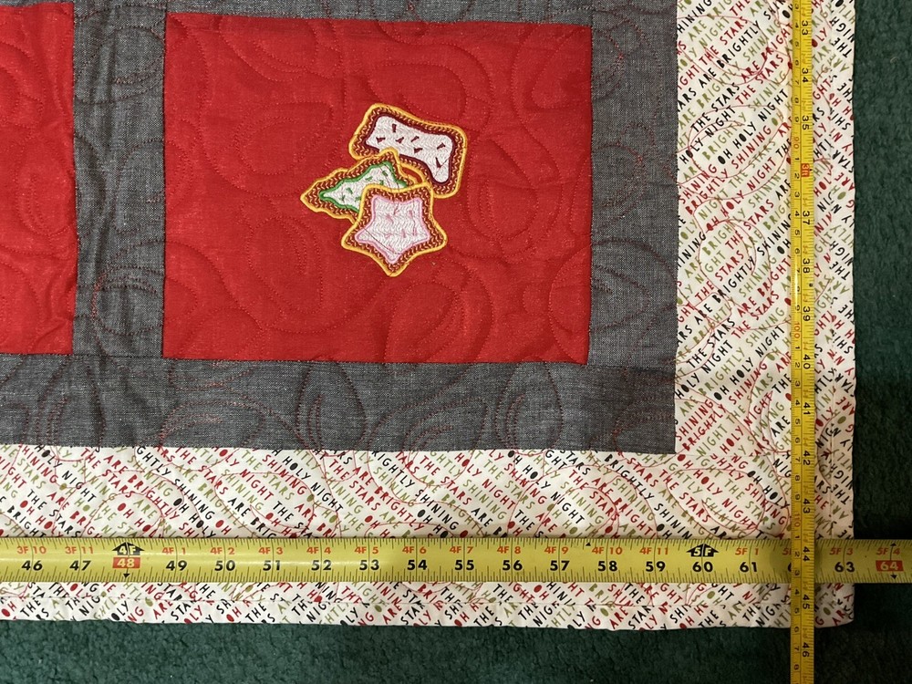 Wall Quilt lap small Bedspread Christmas Theme