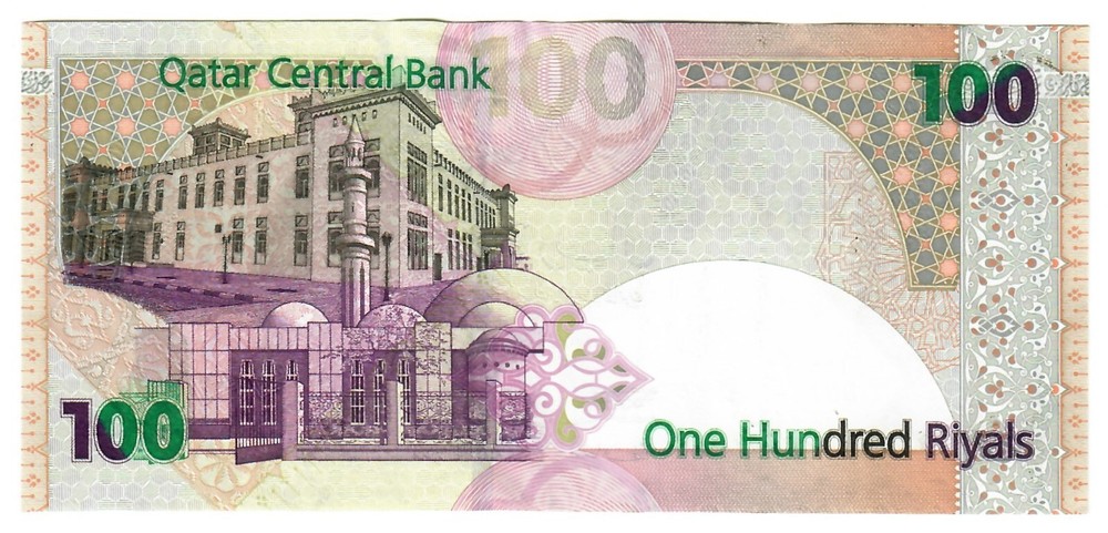 Qatar 100 Riyals 2003 aUNC
