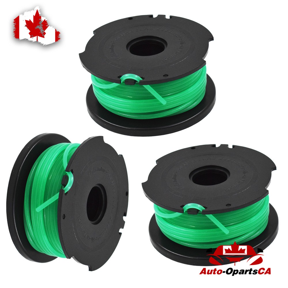 For Black & Decker GH3000 Model 3PK SF-080 String Trimmer Spool Line Replacement