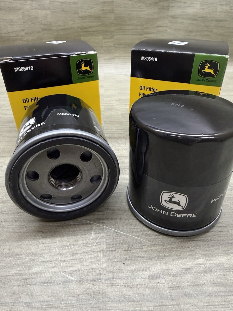 x2 John Deere M806419 Oil Filter