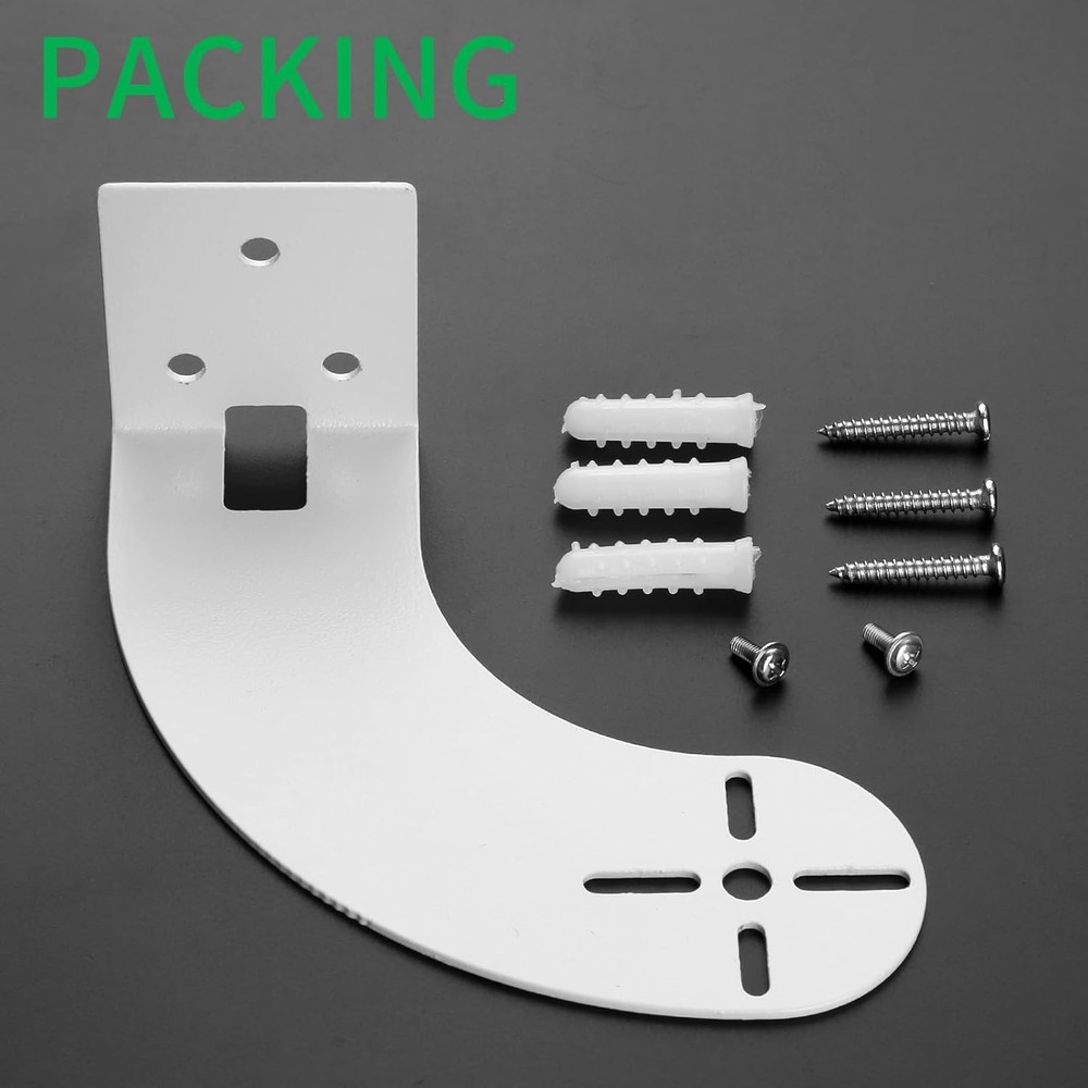Uogw Corner Wall Mount Bracket for Eufy Security SoloCam S340 and White