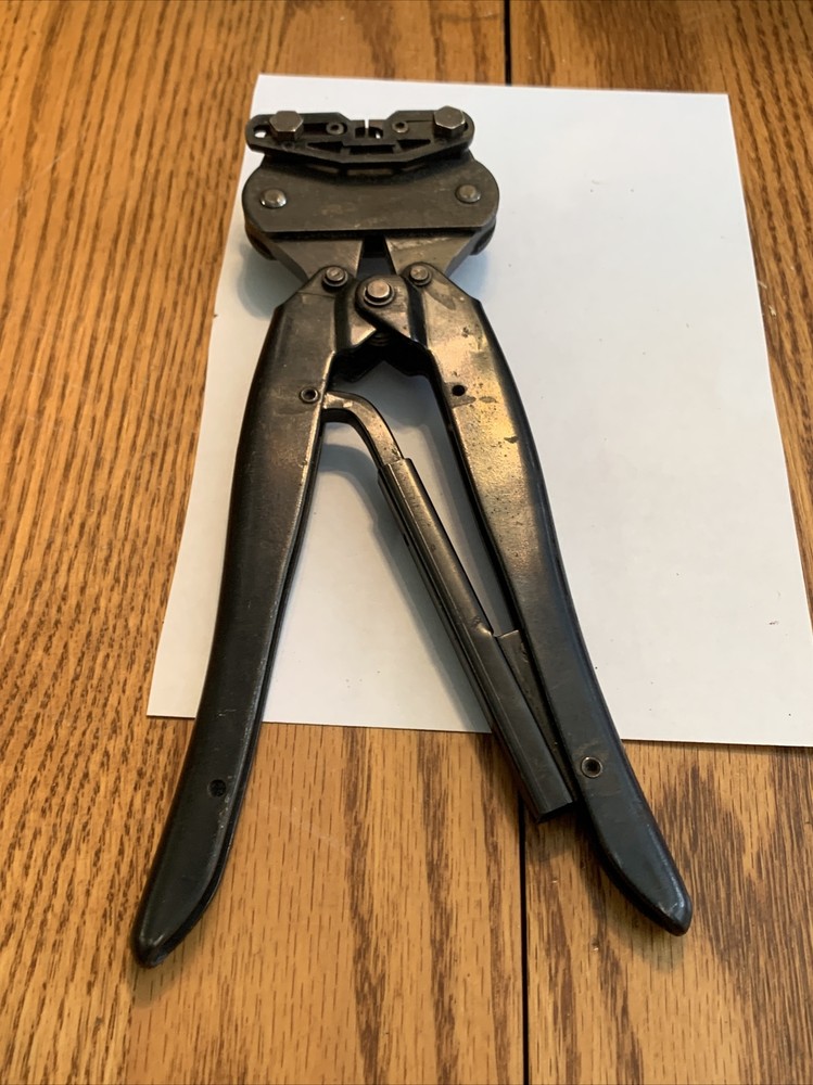 TYCO, Ratcheting, Hand Crimp Tool, AMP 656–1-E Type OB MOD-E Hand Crimp Tool