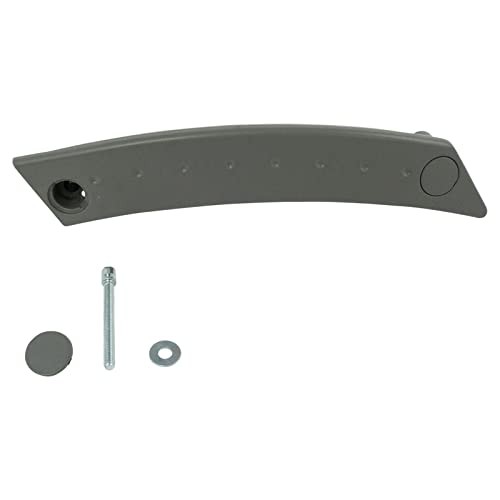 Front Driver and Passenger Side Interior Door Pull Handle 2 Piece Set Gray