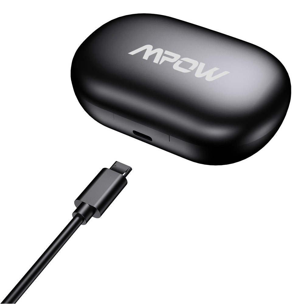 Mpow Bluetooth 5.3 Headset TWS Wireless Earphone Ear Hook For All Phone Android