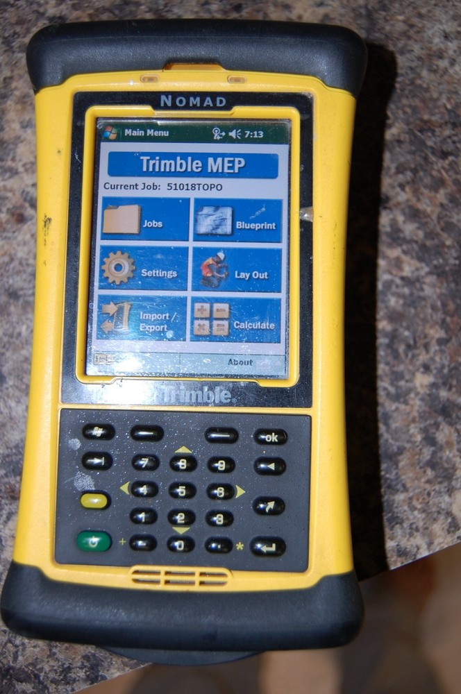 TRIMBLE DATA COLLECTOR WITH MEP SOFTWARE