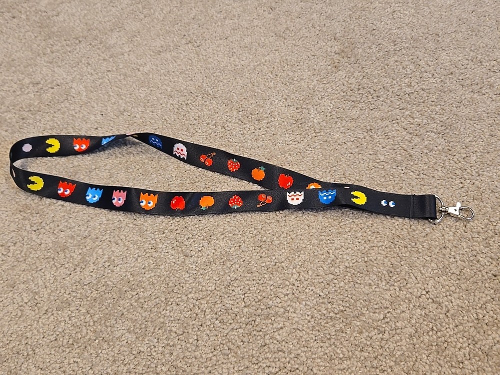 Pac-Man Lanyard NEVER USED