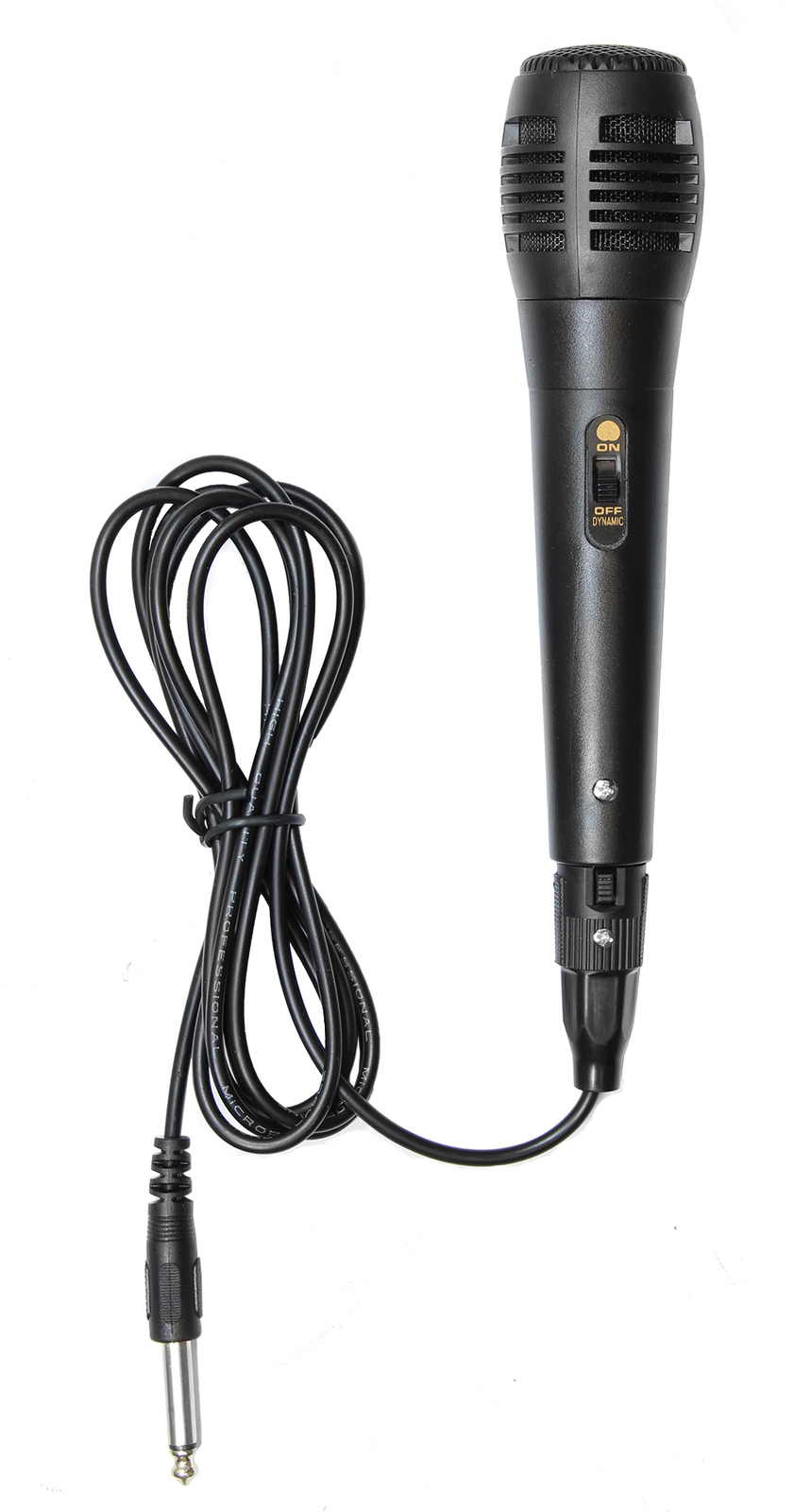 Dolphin PERFECT Karaoke Wired Microphone Dynamic w/6.5 ft (2 meter) Long Cable