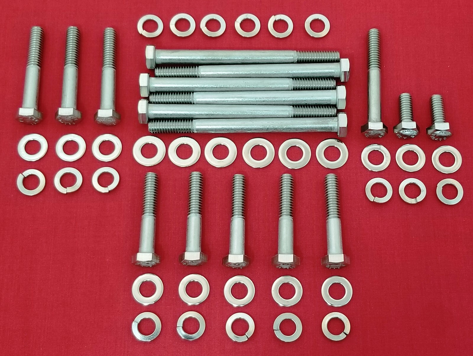 BBF FORD 429 460 WATER PUMP TIMING COVER BOLTS KIT STAINLESS STEEL HEX SET