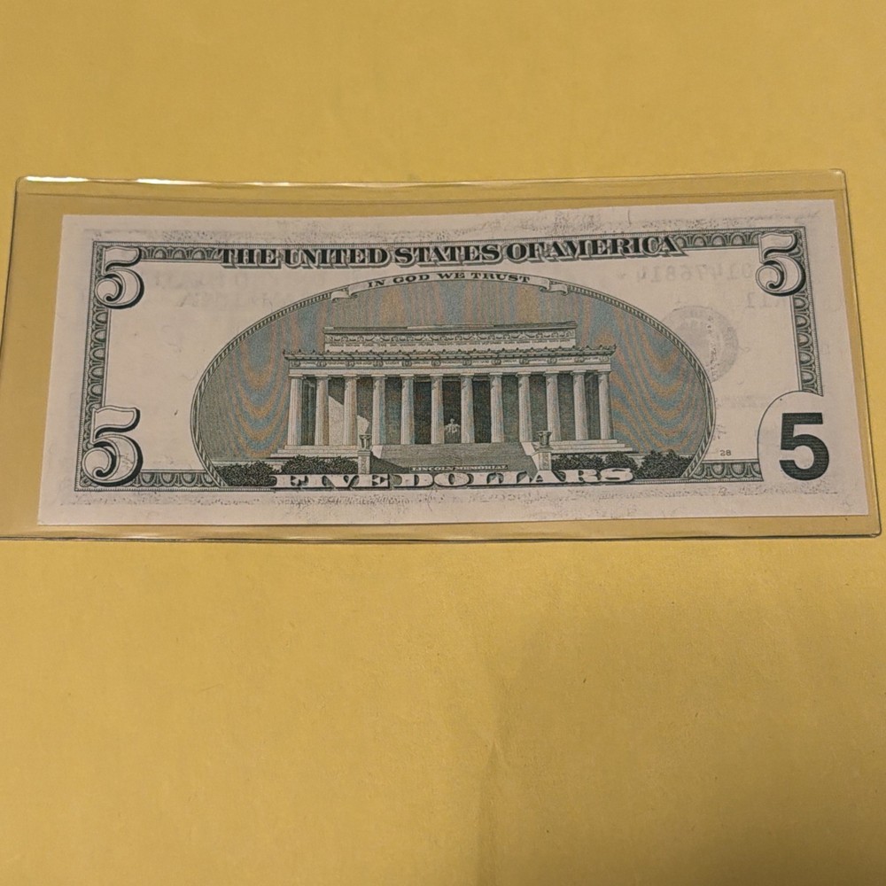 2001 $5 Dallas District Star Note FR 1988-K* Uncirculated