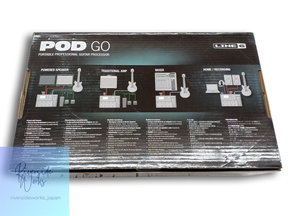 LINE6 Effects Pedal POD GO Multi-Effects Guitar Processor JP