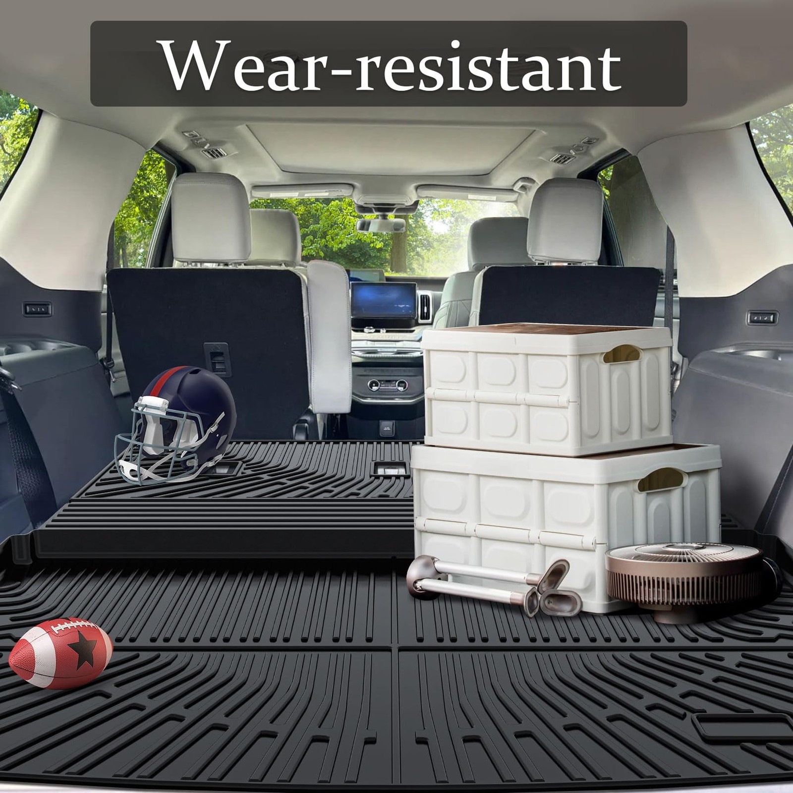 Floor Mats & Cargo Liner for 2018-2024 Ford Expedition MAX (Only Fit 7 Seats)...