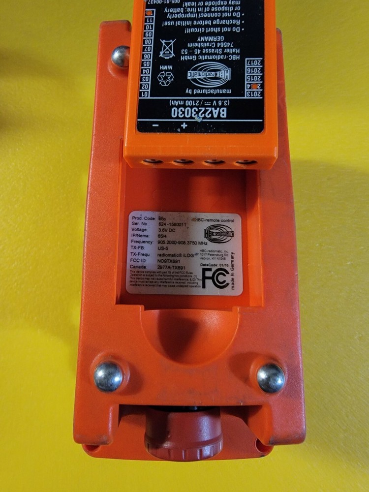 HBC RADIOMATIC control #524