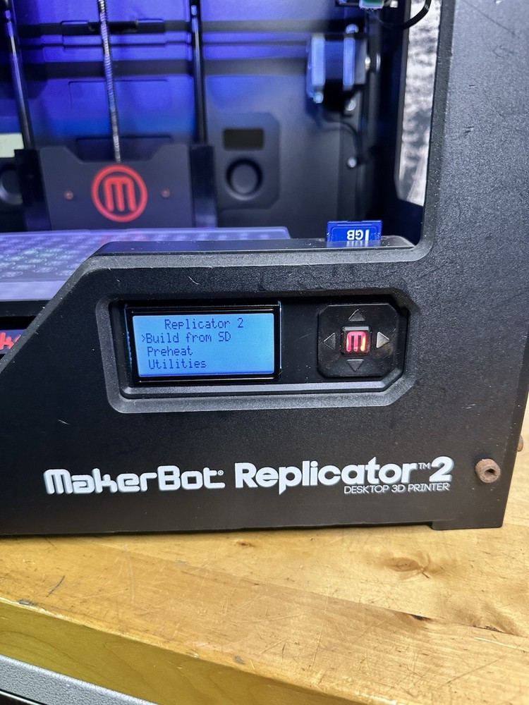 MakerBot Replicator 2 Desktop 3D Printer – Powers On, Untested, AS-IS