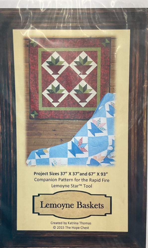 THE HOPE CHEST #THC007 - LEMOYNE BASKETS PATTERN, 2 SIZES