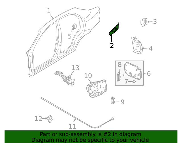 Genuine GM Lower Extension 96533396