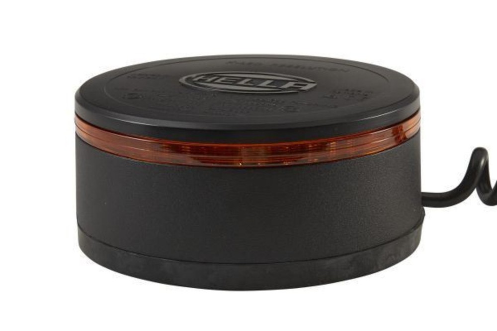 HELLA Strobe-Type Beacon LED Black 12V/24V 2XD455255-021