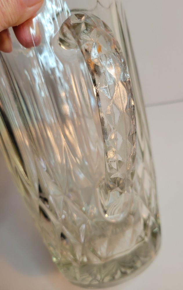 Anchor Hocking Crown Point Clear Glass Pitcher