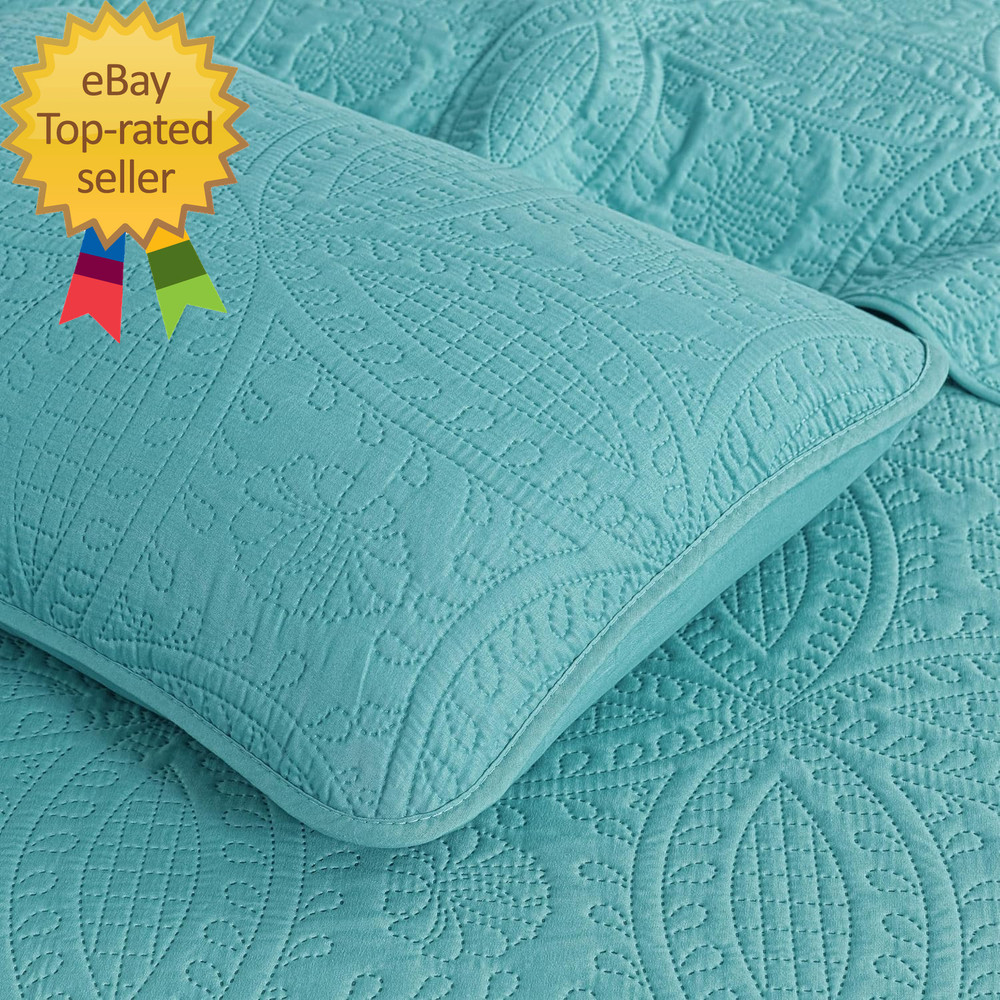 Austin 3 Piece Oversized Bedspread Coverlet Set