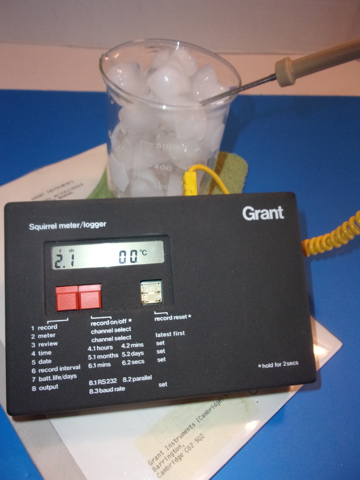 Grant SQ-4K Data  Logger  12-BIt Squirrel Meter  0 to 250 C