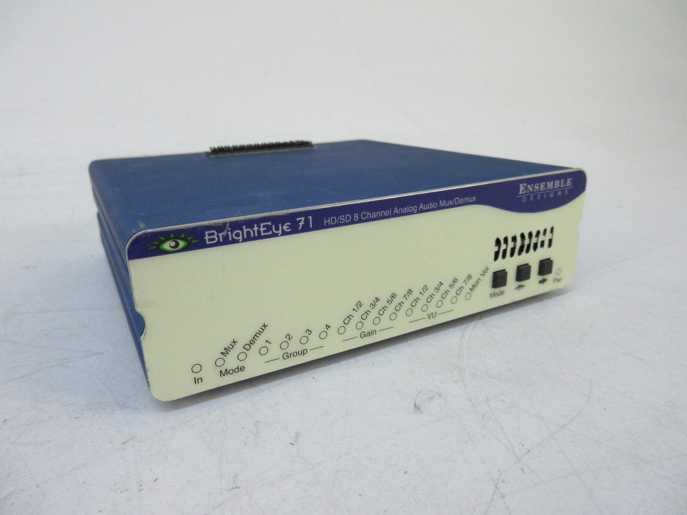 Ensemble Designs BrightEye 71 HD/SD 8 Channel Analog Audio Embed / Dis-embed