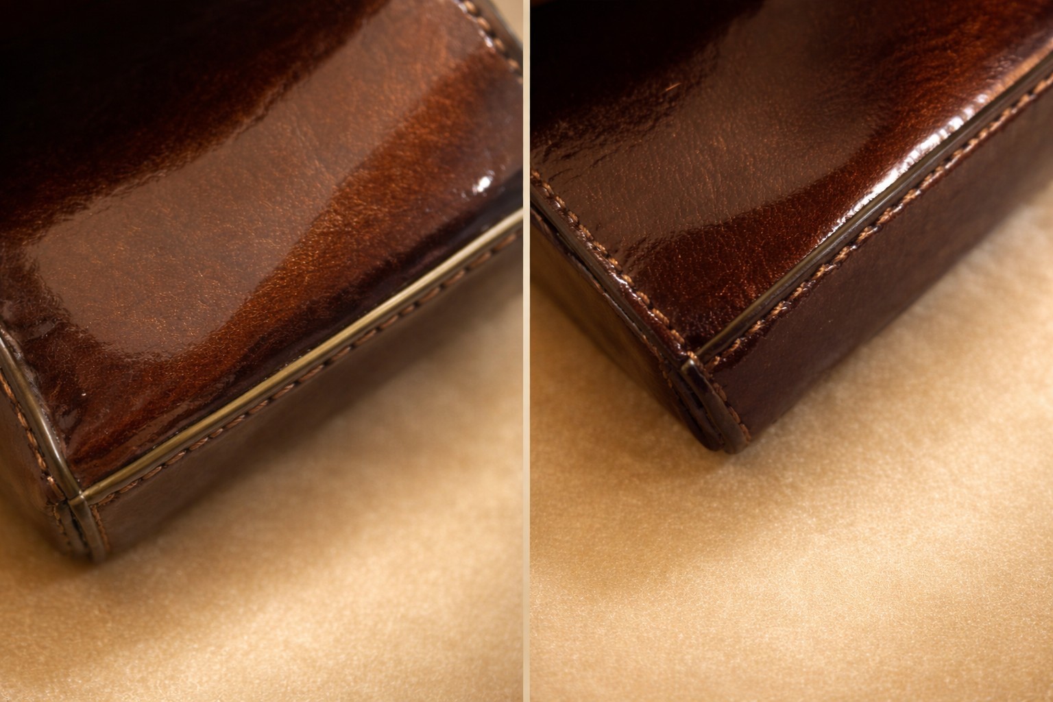 Alfani Brown Leather Clutch Wallet Wristlet Organizer Gold Hardware Large