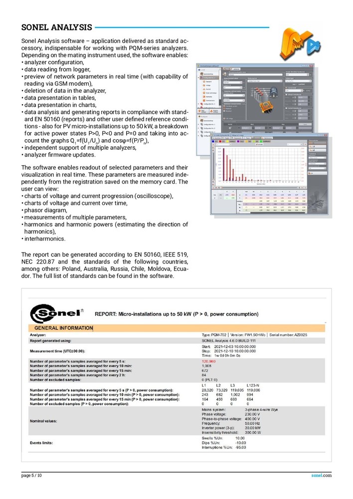 Sonel PQM-710 PRO Power Quality Analyzer