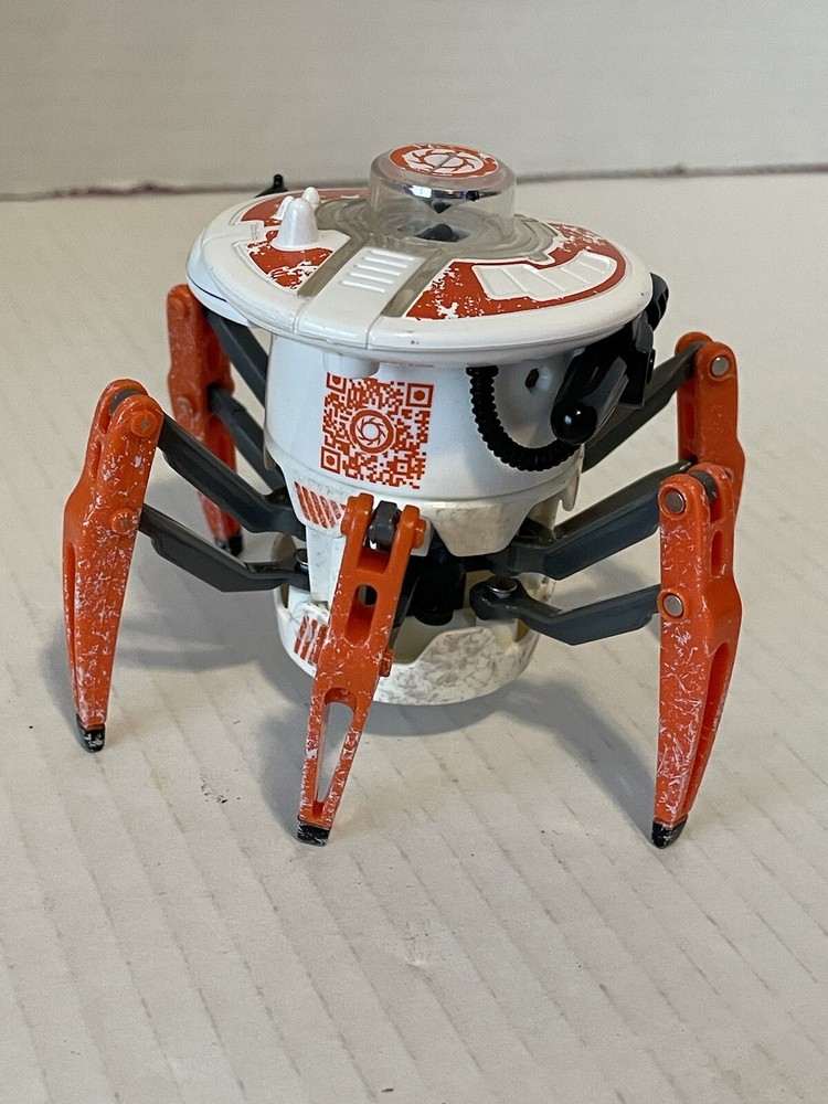 Hexbug Battlebots Spider Bot White Orange No Remote Untested