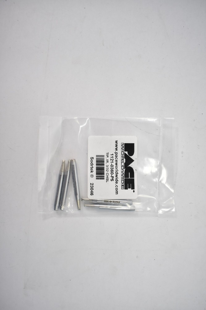 Pace Worldwide Chisel Tips 5 Pack 1121-0360-P5 3/32" Chisel FOr Use With PS-90