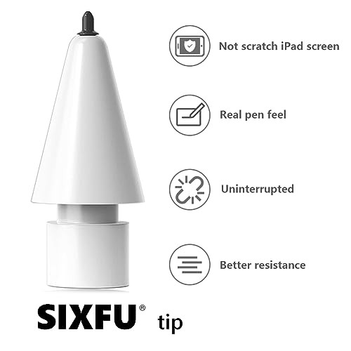 Upgraded Tip Compatible with Apple Pencil Tips, Safe Replacement Tip hard tip