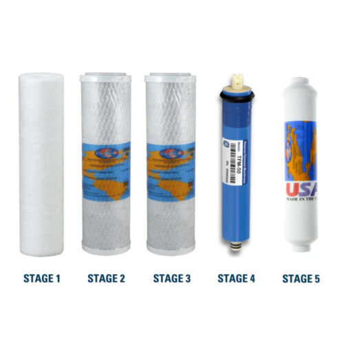 Proline Plus RO Filter Replacement Kit with 50 GPD Membrane