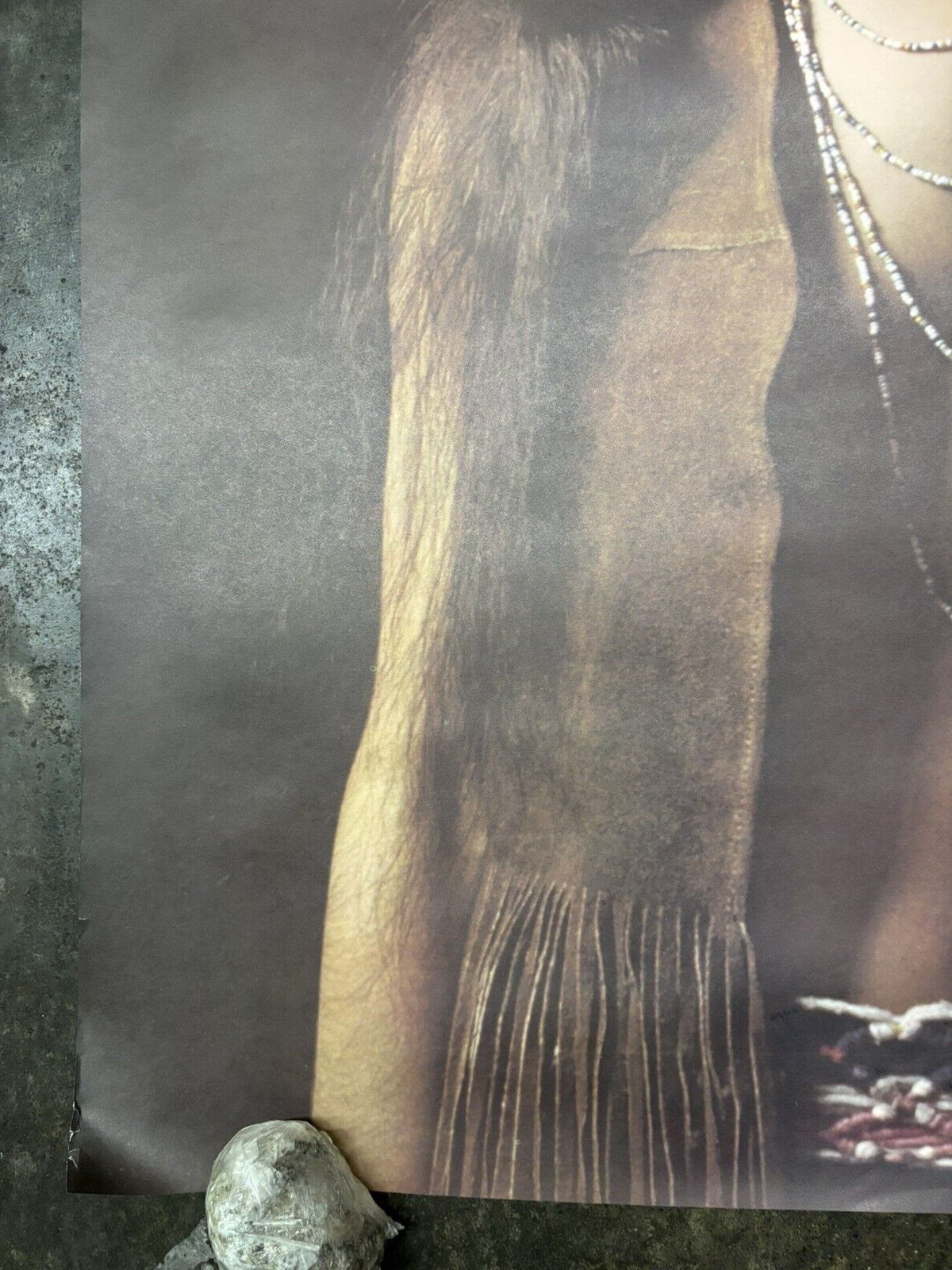 I'd rather be red than dead hippy Hot girl vintage poster 1960's C2683