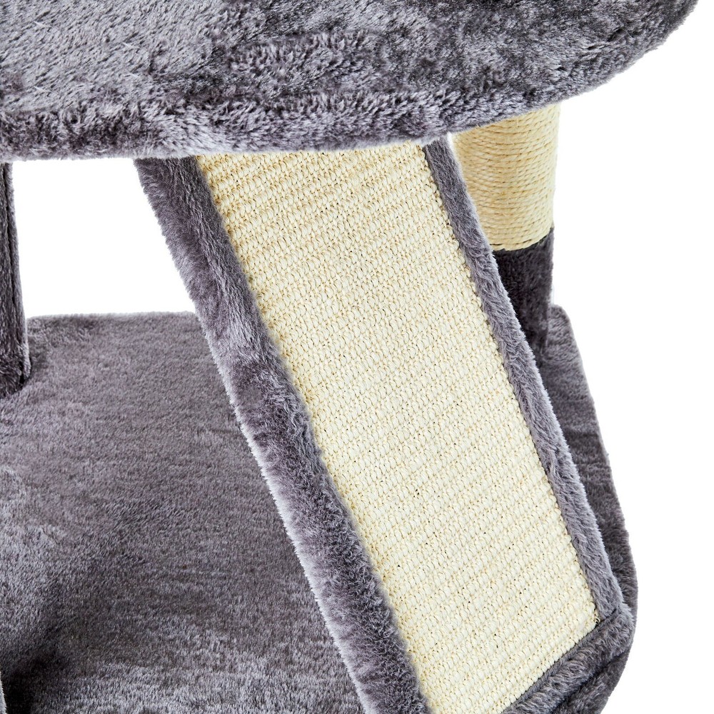 Multi Functional Cat Tree Condo 5 Level 45 In Jumping Climbing Scratching Gray