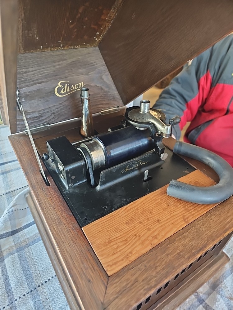 Antique Edison Model X Cylinder Phonograph