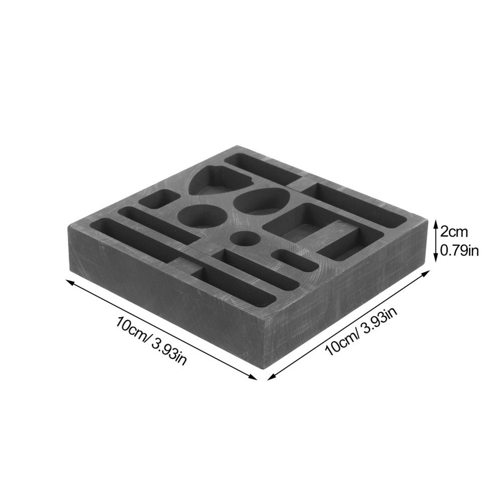 Graphite Ingot Mold for Melting Gold Silver Copper Casting Tool