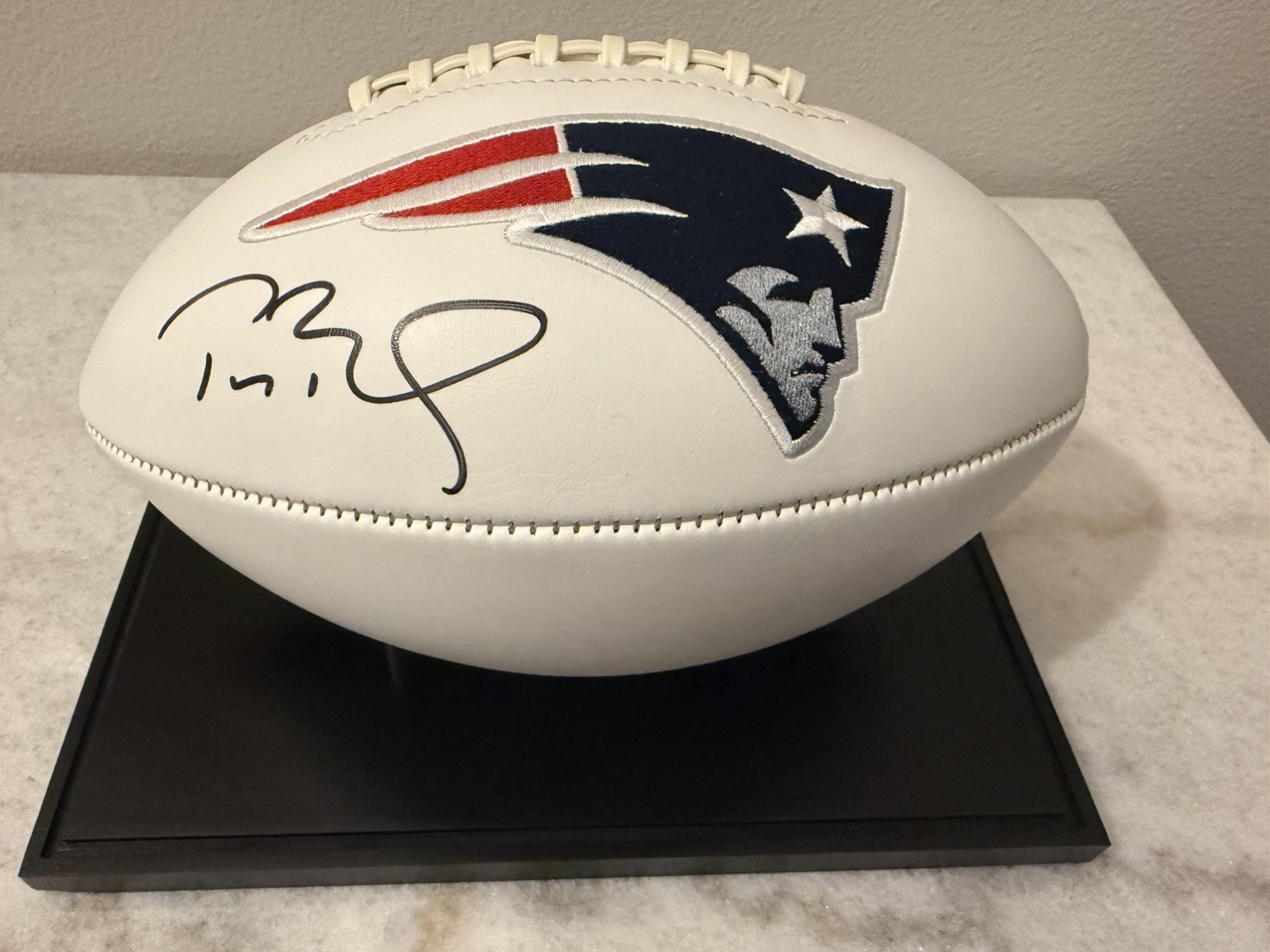 Autographed Tom Brady Signed Football w/COA New England Patriots