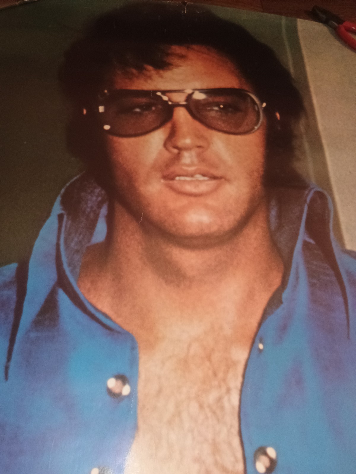 Elvis Presley Blue Suit Memorial 23x35 Poster 1972