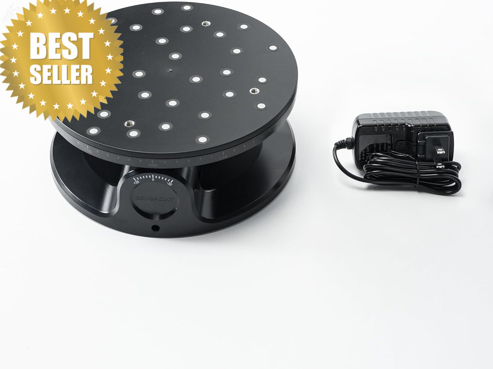 3D Scanning Turntable Dual Axis Motorized Platform Precision Small Objects