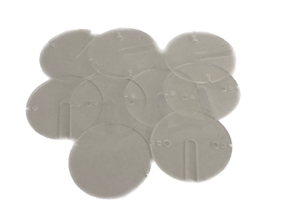 Laboratory Dissolution Clear Evaporation Covers - 1x Solid & 8x Paddle Access