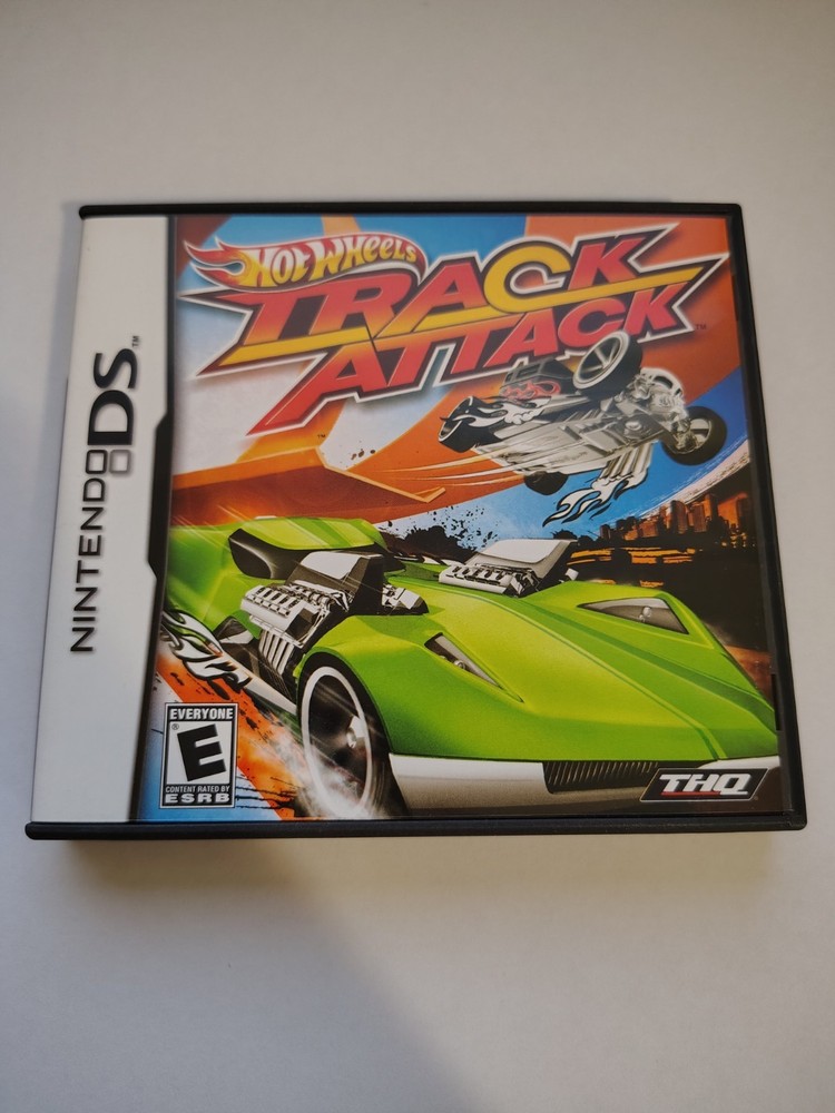 Hot Wheels Track Attack (Nintendo DS) - Case and Insert Only - Authentic