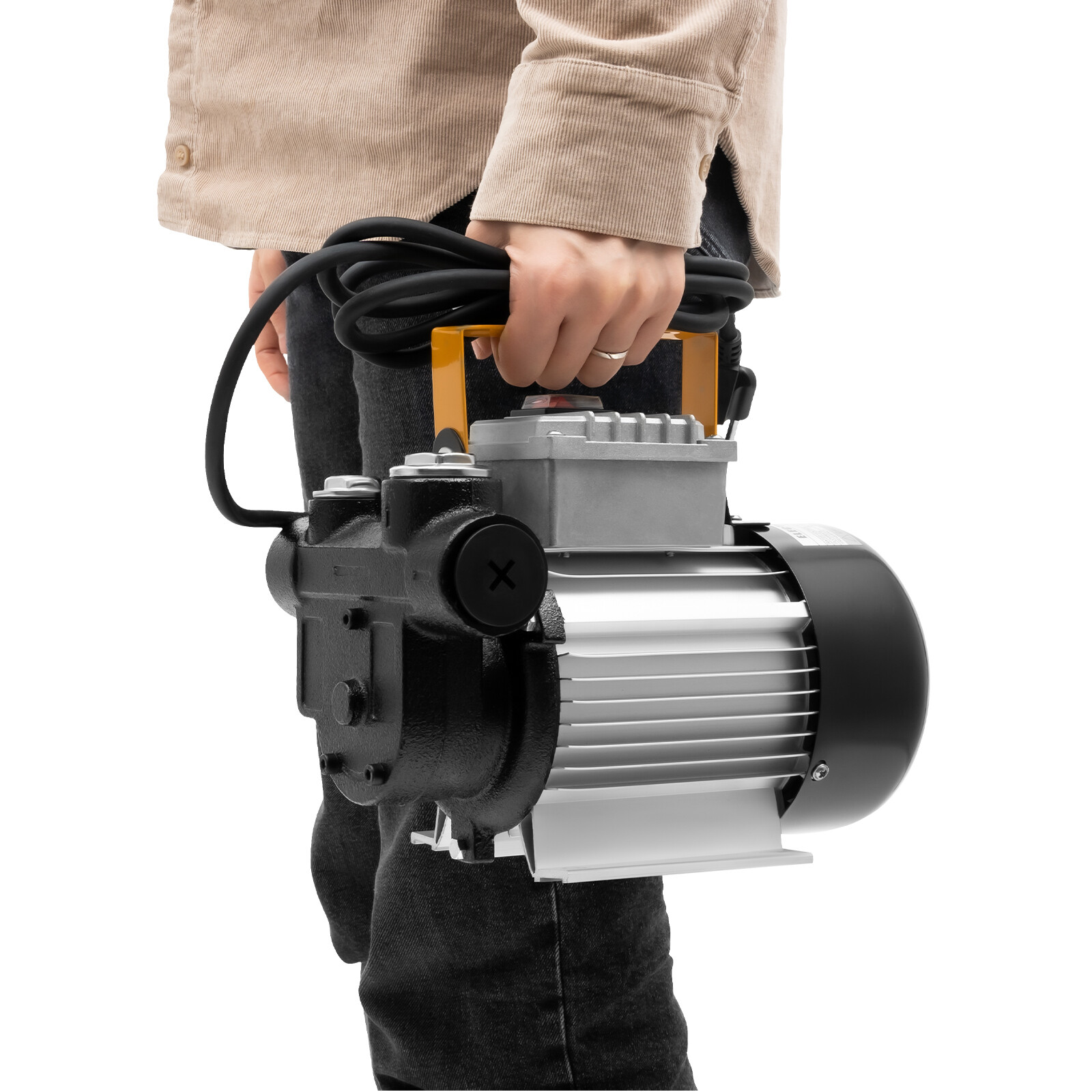 110V Motor Oil Fuel Fluid Extractor Electric Transfer Pump Self Priming