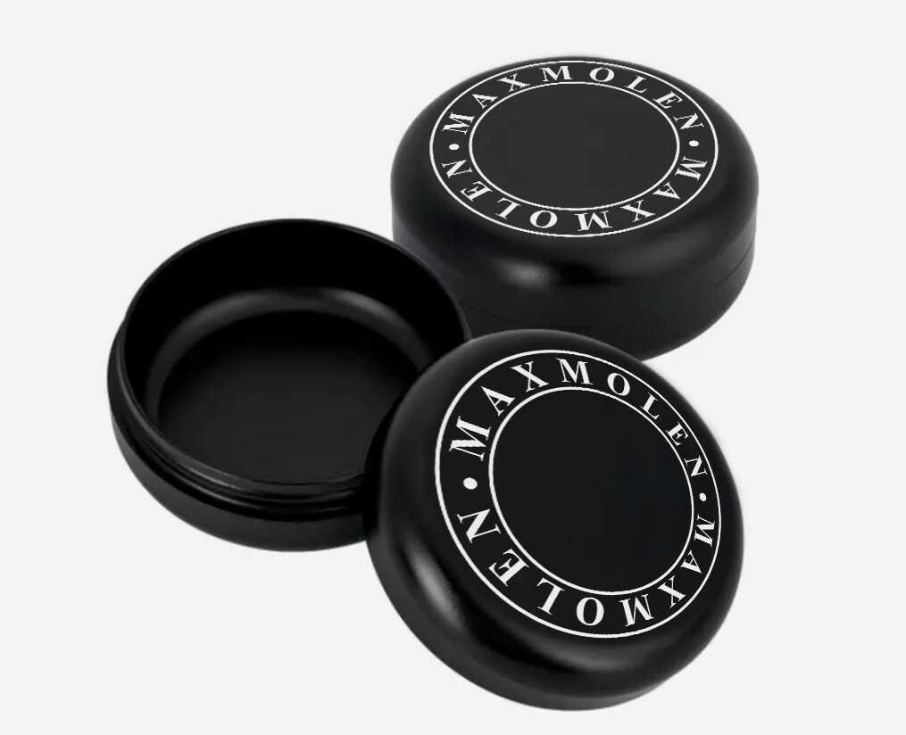 Air-tight Stash Container Storage- 2-in-1 Set. Portable Aluminum - Smell Proof