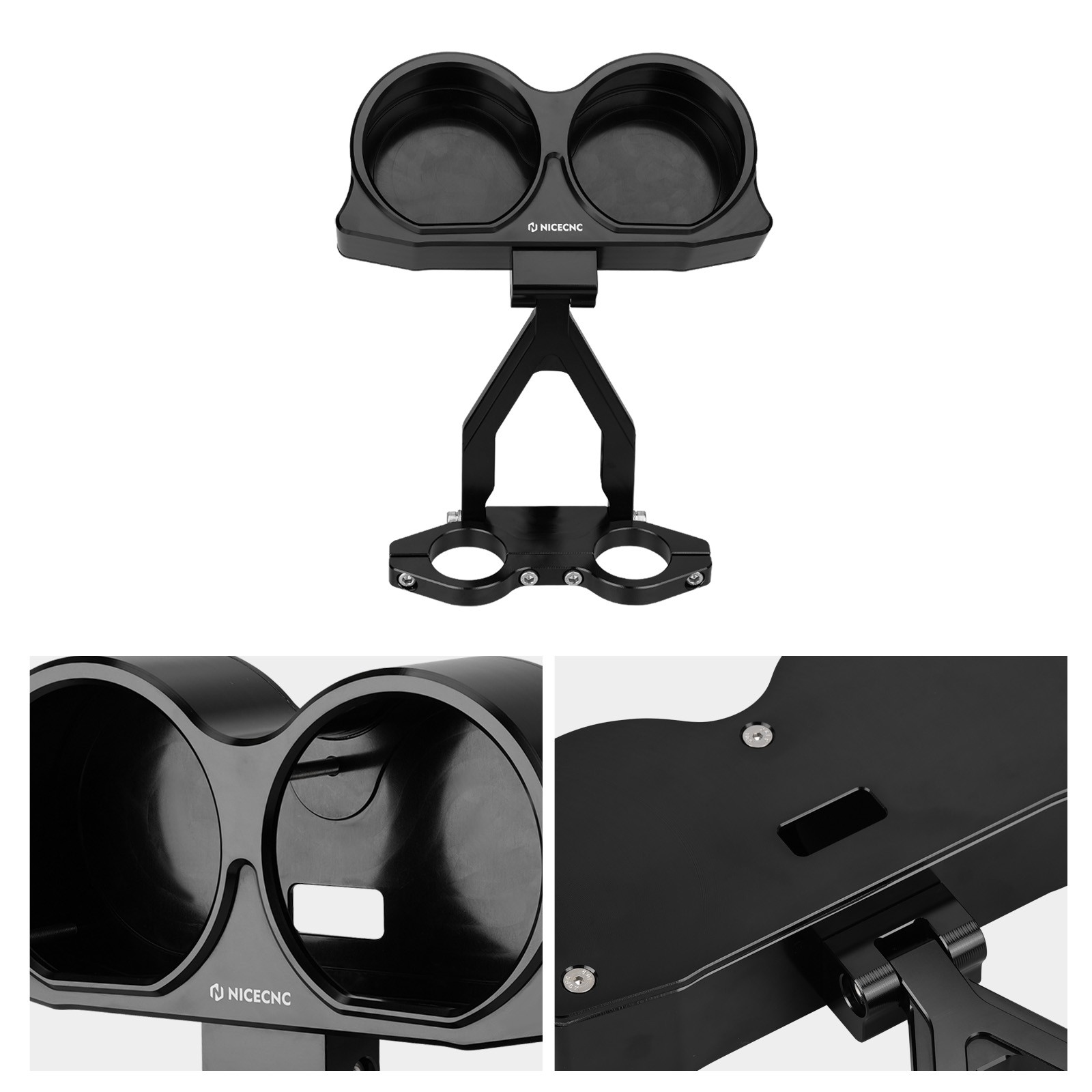 NICECNC Speedo Tach Cluster Relocation Case For Harley Road Glide FLTRX 2015-23