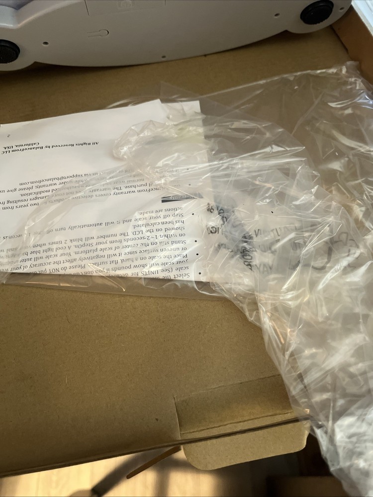 Sleek White Digital Bathroom Scale