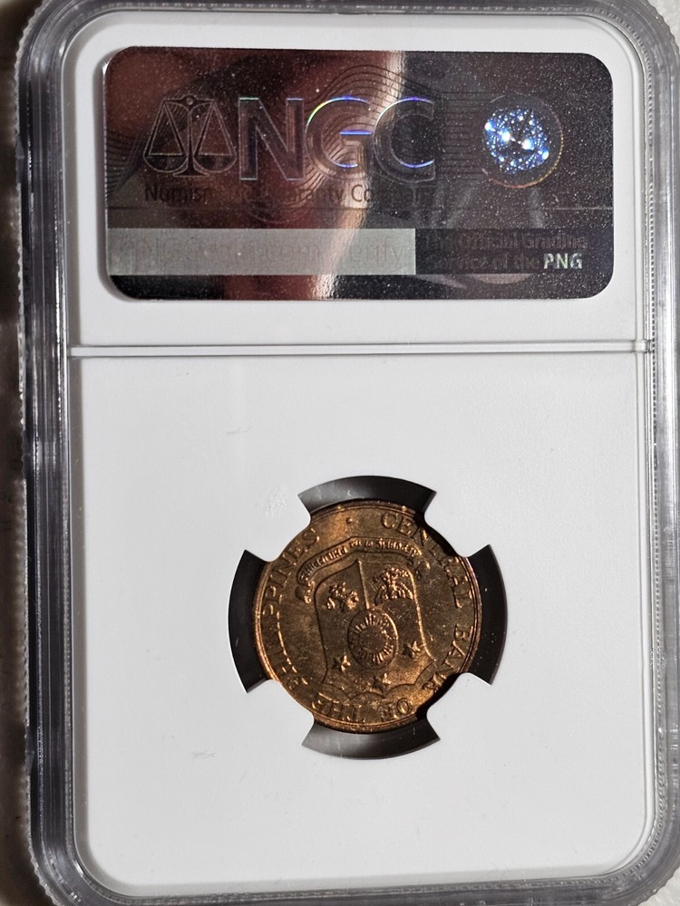 Philippines 5 Centavos 1959 NGC MS 64