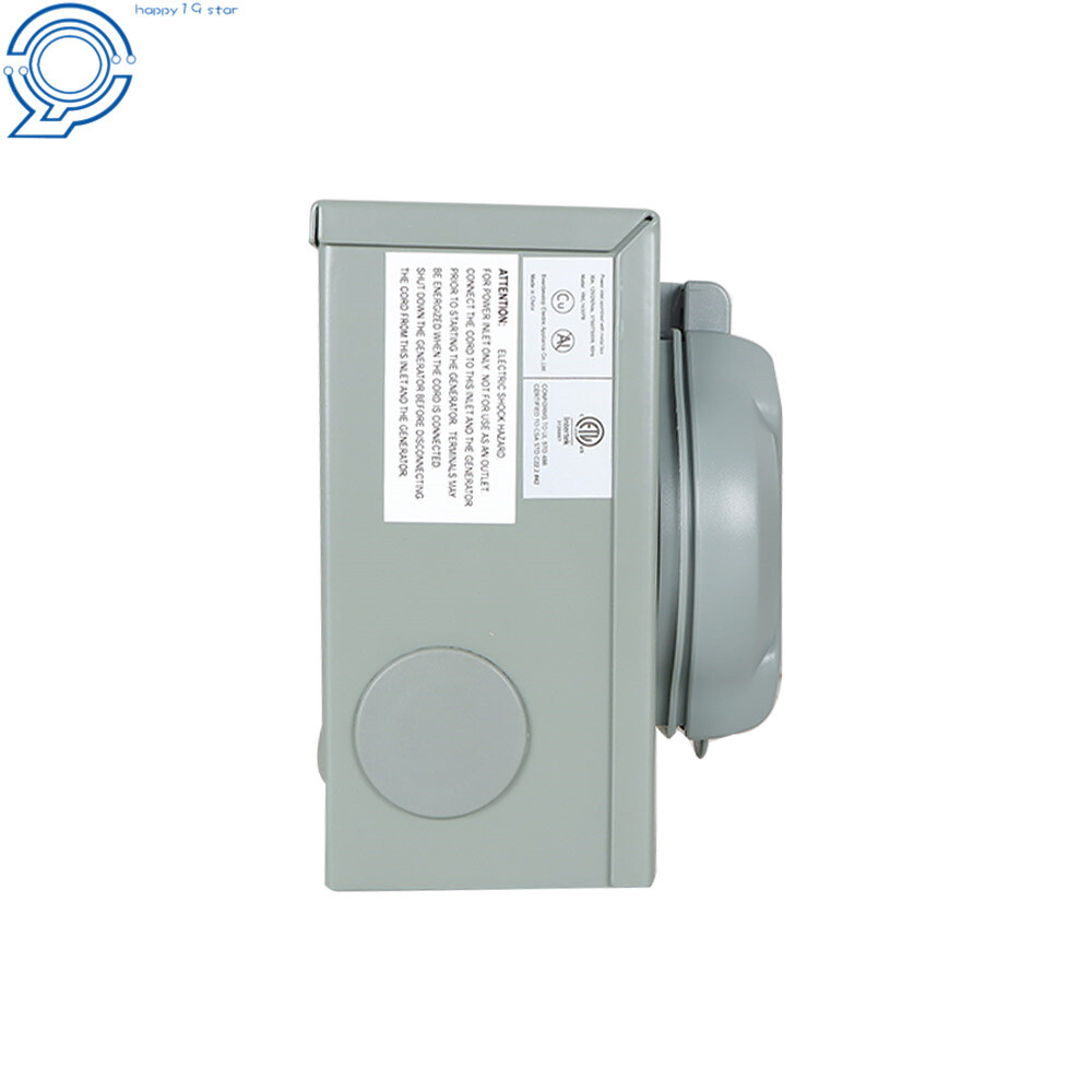 30 Amp Generator Power Inlet Box 4 Prong NEMA L14-30P/L14-30R 15FT 125/250V