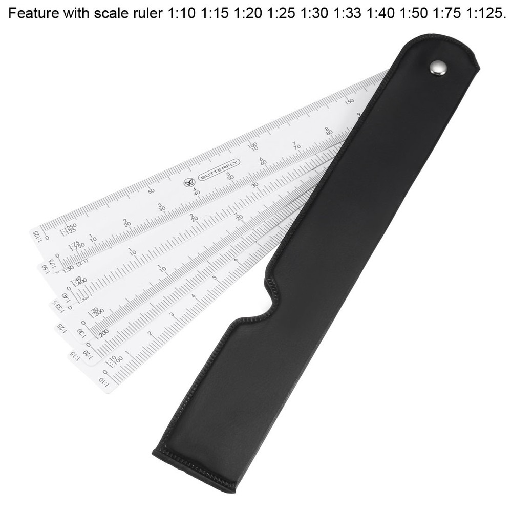 Scale Ruler 19cm Engineer Scale Architect Rulers Plastic