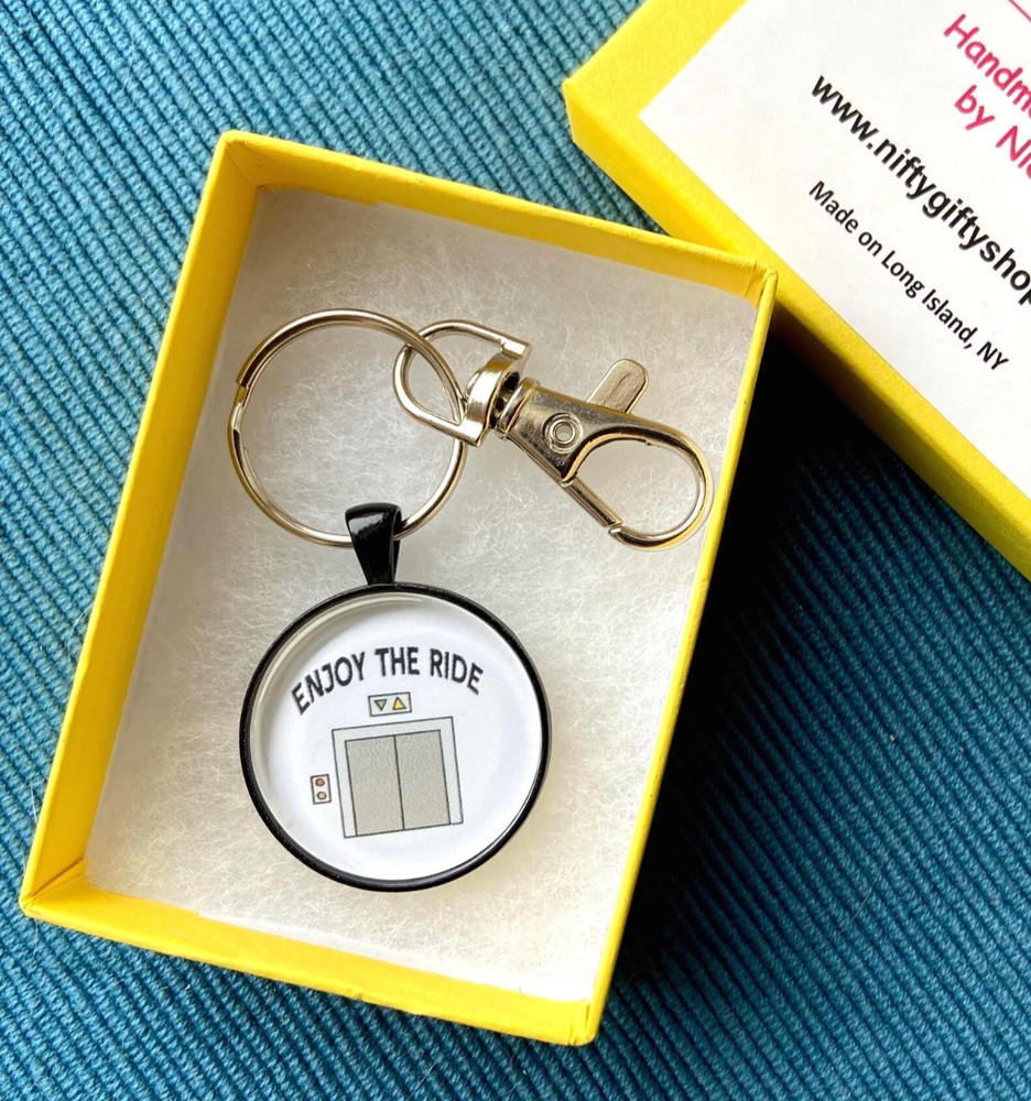 Elevator Keychain - HANDMADE - Elevator Mechanic Gift